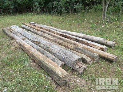 17 Ft Hand Hewn Barn Beams Varios equipamientos de agricultura