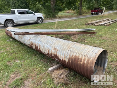 Head Rail for feeded 8- 21' lengths of head rail, 1-20'x24" steel culvert Varios equipamientos de agricultura