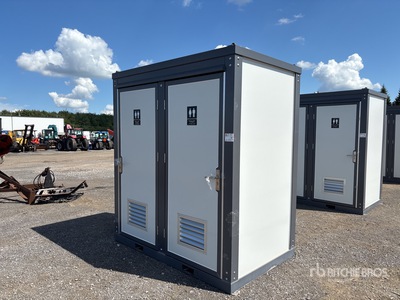 2025 Bastone 6 ft 9 in x 4 ft 3 in 2 Person Skid-Mounted Portable Toilet (Unused)