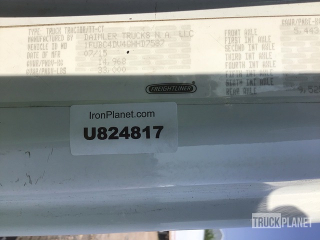 CAMIóN 2016 FREIGHTLINER