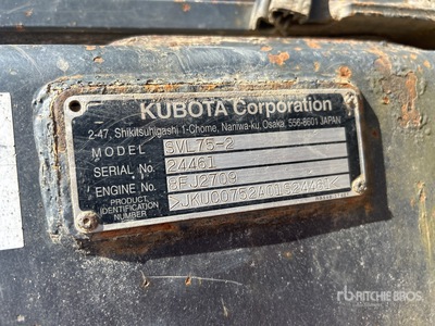 2015 Kubota SVL75-2 Compact Track Loader