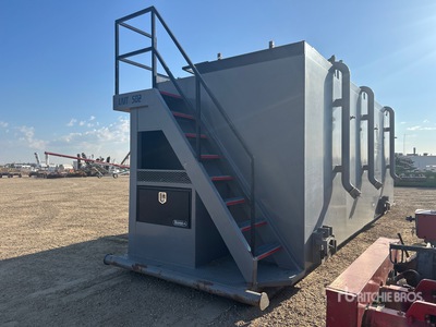 Flat Top Skid-Mounted 2 Compartment Mud Tank