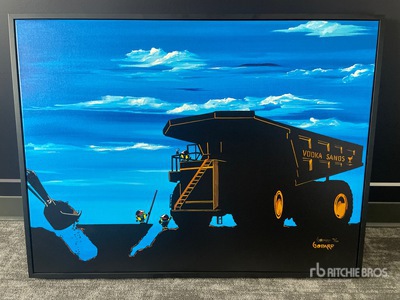 Michael Godard 28 In x 38 In Painting Divers - Magasin, entrepôt, consommateur