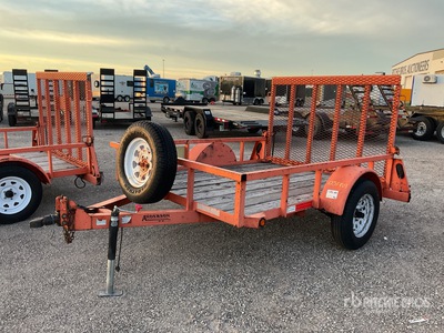 2015 Anderson 8 ft S/A Utility Trailer