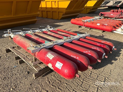 6 Station 15 Gallon Bottle Rack Varios. Industrial