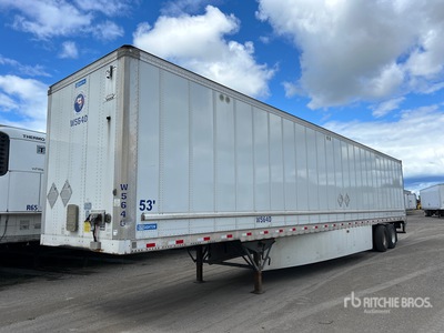 2019 Stoughton ZGP 53 ft x 102 in T/A Van Trailer