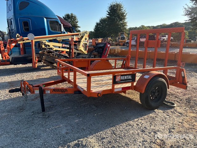 2023 Anderson HDLS68 8 ft S/A Utility Trailer