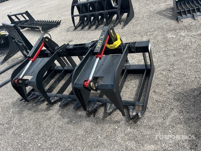 All-Star 72 In E-Series Root Skid Steer Grapple (Unused)