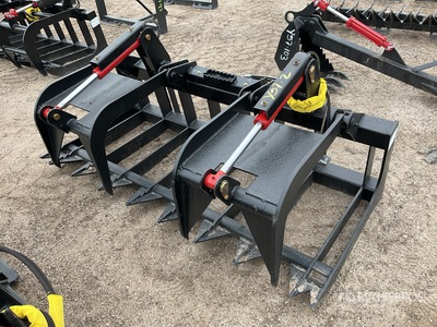 All-Star 72 in 72 In E-Series Root Skid Steer Grapple (Unused)