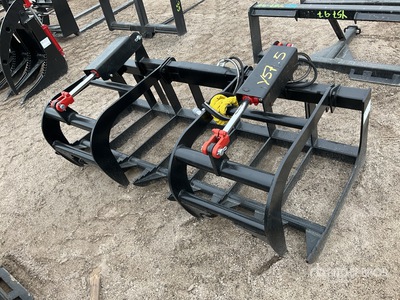 All-Star 72 in 72 In E-Series Rock Skid Steer Grapple (Unused)