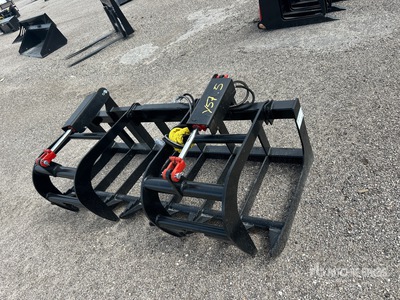 All-Star 72 In E-Series Rock Skid Steer Grapple (Unused)
