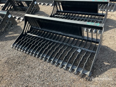 All-Star 78 in 78 In Skeleton Skid Steer Bucket (Unused)