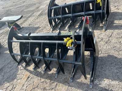 Mid-State 72 in Skid Steer Root Rake (Unused)
