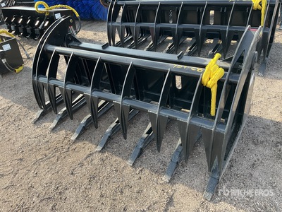 All-Star 74 in 74 In Skid Steer Root Rake (Unused)
