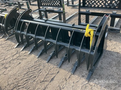 All-Star 84 in 84 In Skid Steer Root Rake (Unused)