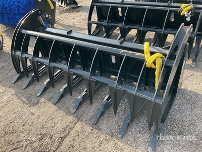 All-Star 84 in 84 In Skid Steer Root Rake (Unused)