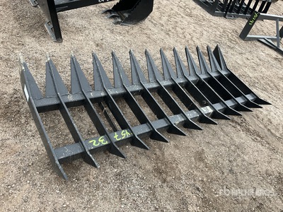 84 in 84 In Skid Steer Landscape Rake (Unused)