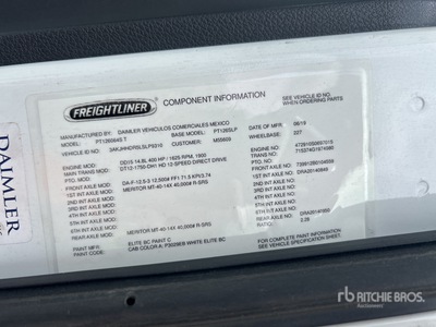2020 Freightliner Cascadia 126 6x4 T/A Sleeper Truck Tractor