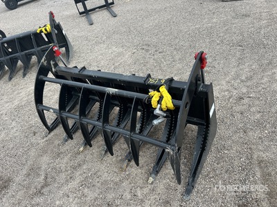 All-Star 72 in Skid Steer Root Rake