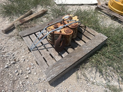 Quantity of (2) 10 ton 4 Sheave Hook Block