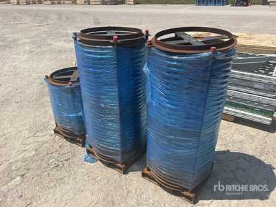 Quantity of 1/2 X 1 1/2 x 3/169 Angle Rings 20 In ID Rolled and welded