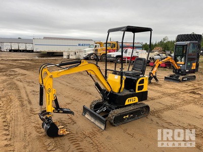 FF Industrial FF12 Rubber Track Mini Excavator