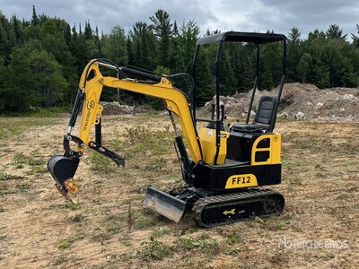 2023 FF Industrial FF12 Rubber Track Mini Excavator