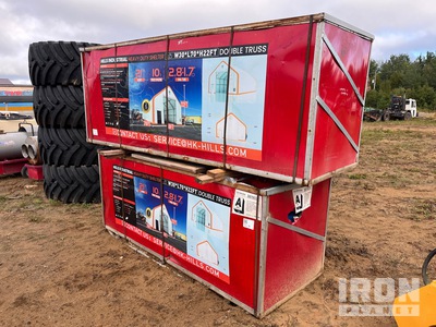 2023 HIlls Industrial 30 ft x 73 ft x 22 ft Heavy Duty Refugio de Contenedores