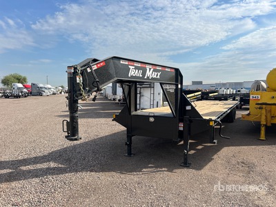 2024 Trailmax Max212-40 40 ft T/A Gooseneck Remolque Portamaquinaria
