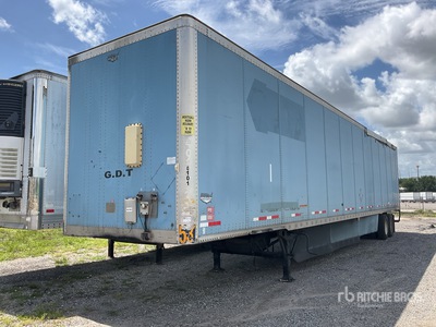 2012 Wabash DVCVHPC 53 ft x 102 in T/A Van Trailer