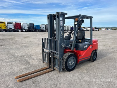 2023 Toyota 8FD35 7716 lb Pneumatic Tire Forklift