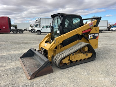 2018 Cat 289D Two-Speed لودر بجنزير