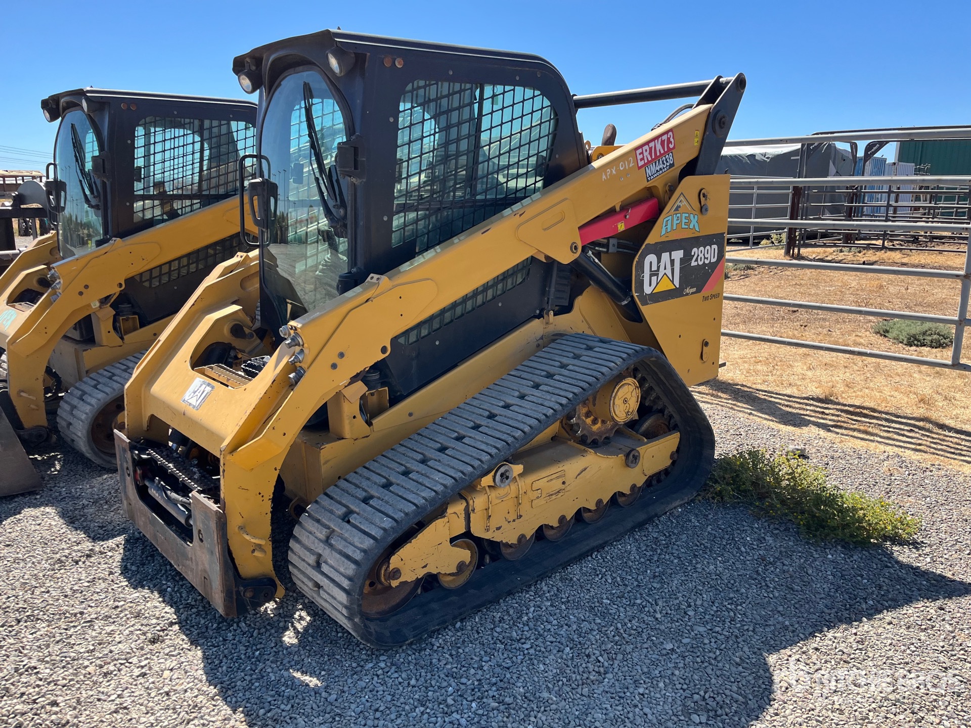 2018 Cat 289D Two-Speed Chargeuse sur rails compacte