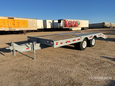 1980 Ubilt 22 ft T/A Tilt Deck Trailer