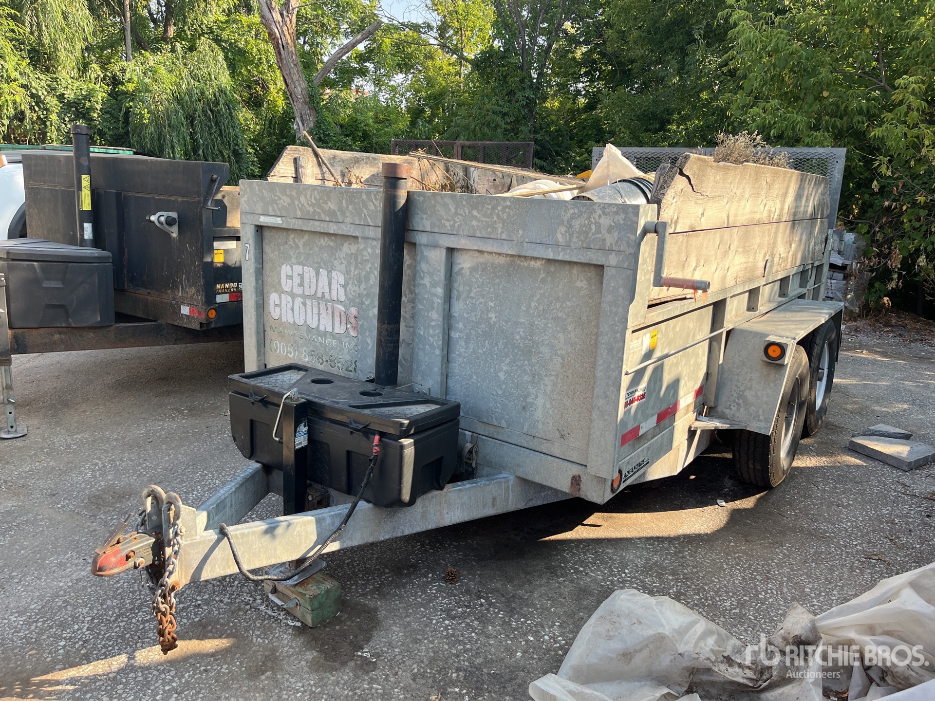 2012 Hitchman 12 ft T/A Utility Trailer