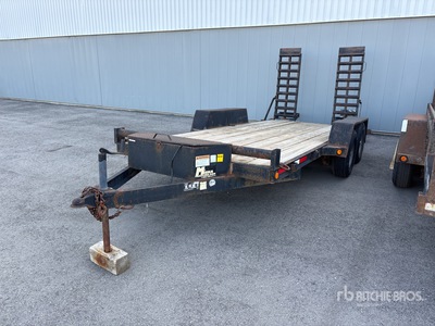 2009 Miska 16 ft T/A Equipment Trailer