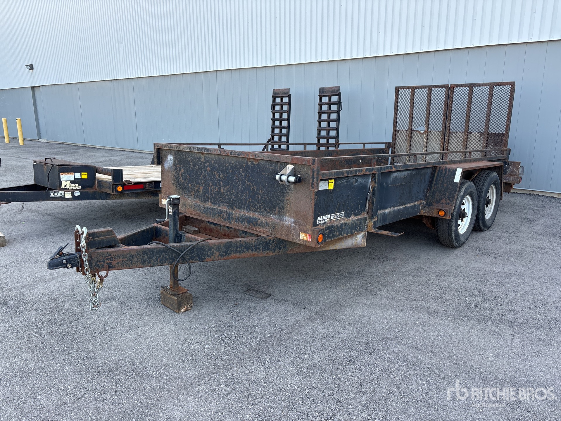 2013 Nando 16 ft T/A Utility Trailer