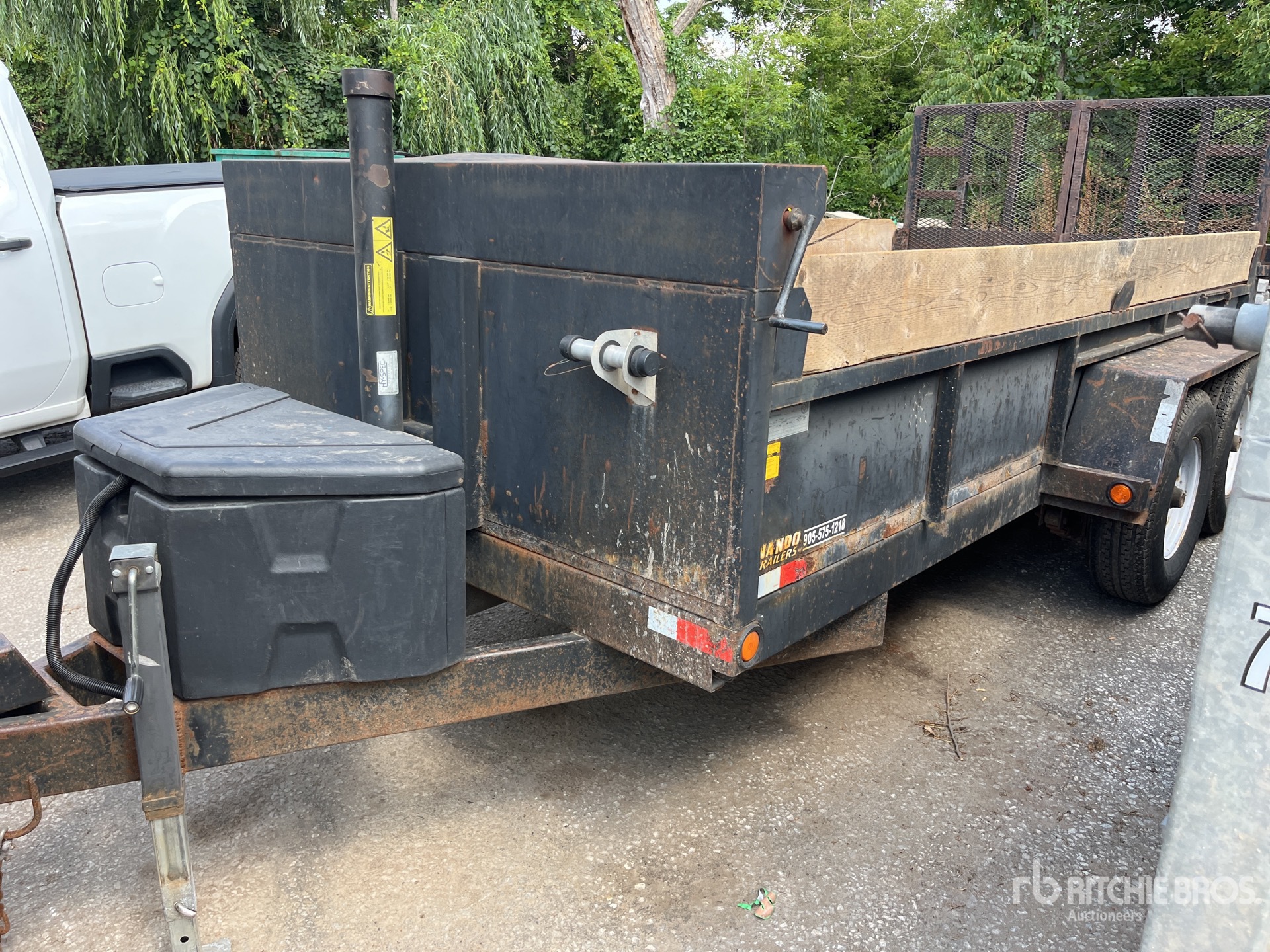 2012 Nando 14 ft T/A Utility Trailer