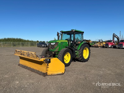 2014 John Deere 6115R 4WD Tractor