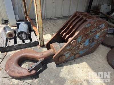 Johnson Blocks J80024RTA 80 ton 4 Sheave Hook Block
