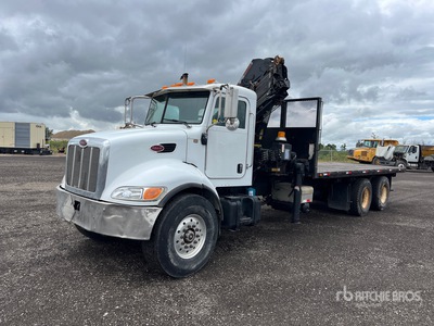 Hiab 244 EP-3 CLX 8200 kg Knuckle Boom on 2006 Peterbilt 335 6x4 Kranwägen