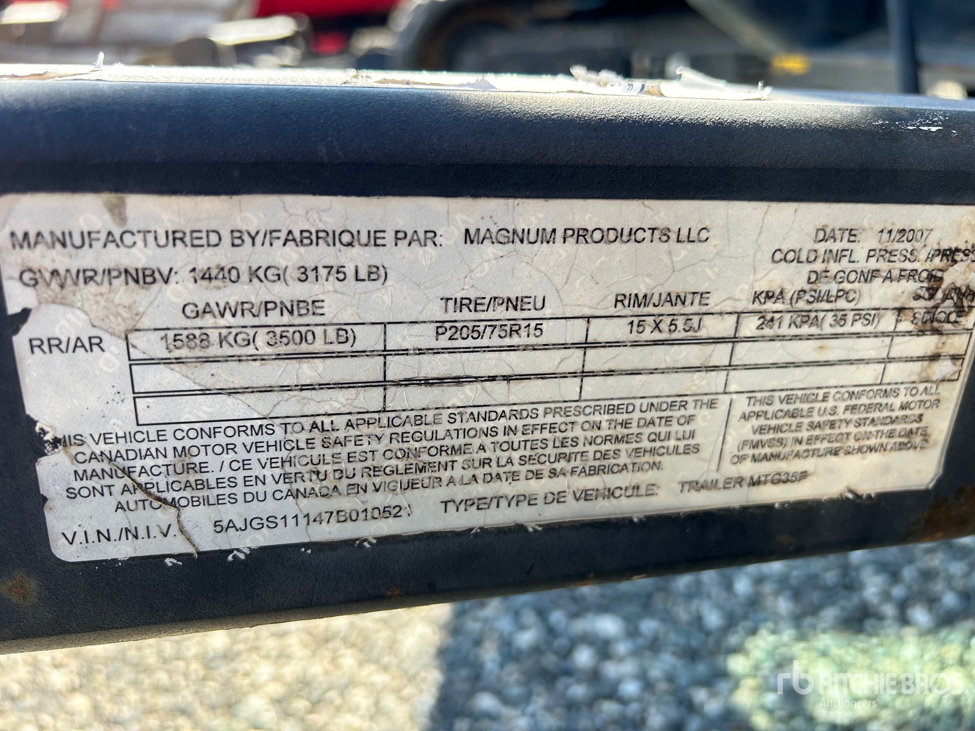 2008 Magnum MMG35FH/STD Generator Set