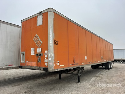 2003 Wabash 53 ft x 102 in T/A Rimorchio furgonato