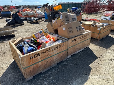 Quantity of (3) Crates of Suministros de seguridad (Unused)