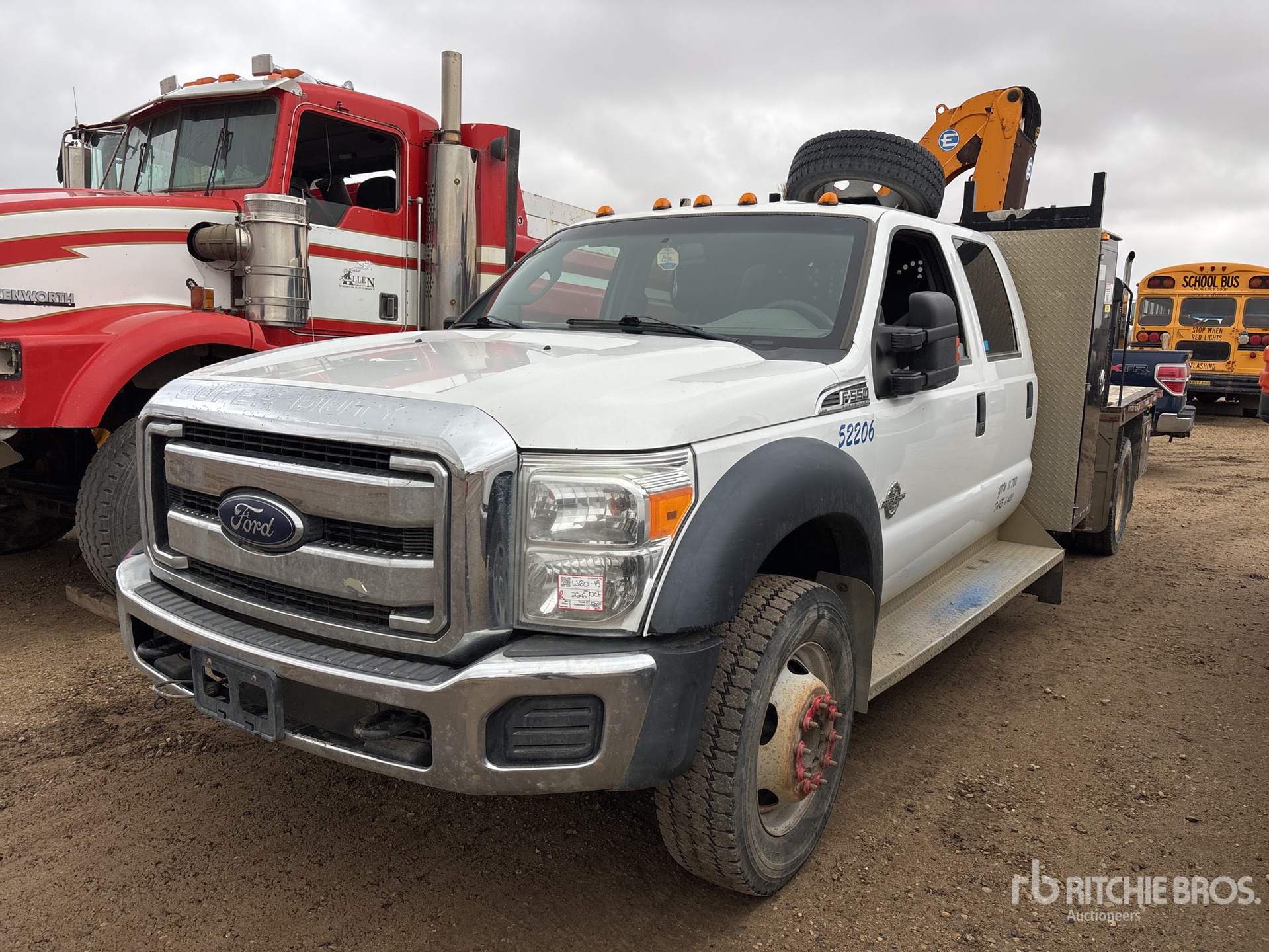 2015 Ford F-550 XLT 4x4 Crew Cab Pickup (Inoperable)