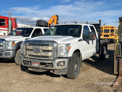 2017 Ford F-250 XLT 4x4 Crew Cab Flatbed Truck (Inoperable)