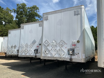 2010 Wabash 53 ft T/A Semi-remorque fourgon