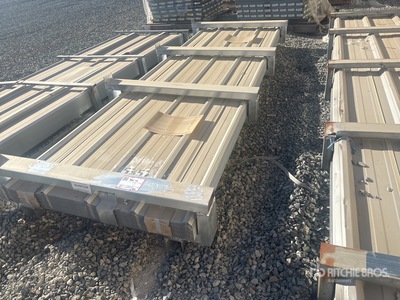 Quantity of (100) SUNTOP S3048 Corrugated Galvalume Steel Sheets