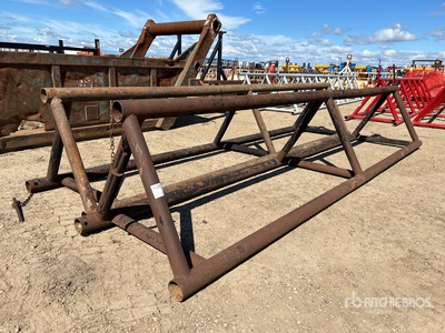 Quantity of (2) 4 ft X 3 ft X 18 ft Steel Soporte de tuberias