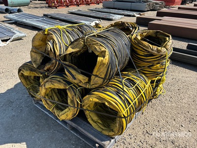 Quantity of (8) 16 in X 25 ft Flex Ducting Varios. Industrial